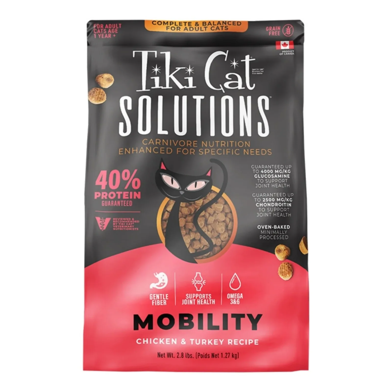 Tiki Pet Cat Solutions Mobility Chicken & Turkey 2.8 lb