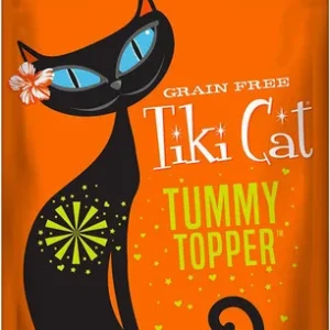 Tiki Pets Cat Tummy Topper Pumpkin and Wheatgrass 1.5Oz (Case Of 12)