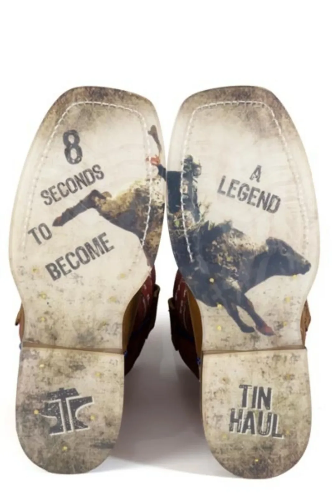 Tin Haul Big Kids Bullheaded Square Toe Bootss - Image 2