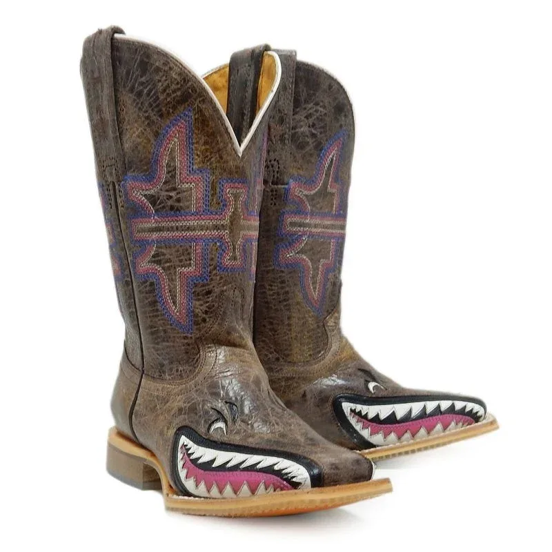 Tin Haul Girls Sharky Maneater Sole Boots - Image 2