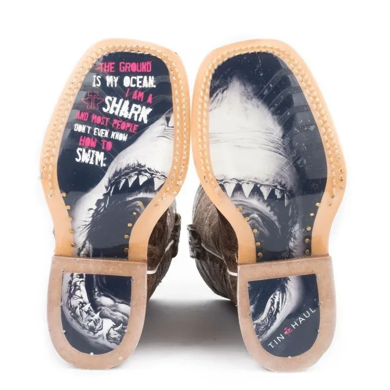 Tin Haul Kids I Dont Bite Maneater Sole Boots - Image 2