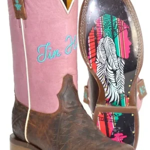 Tin Haul Ladies Azteca Square Toe Boots