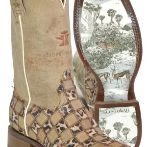 Tin Haul Ladies Cheetah Chick Boots