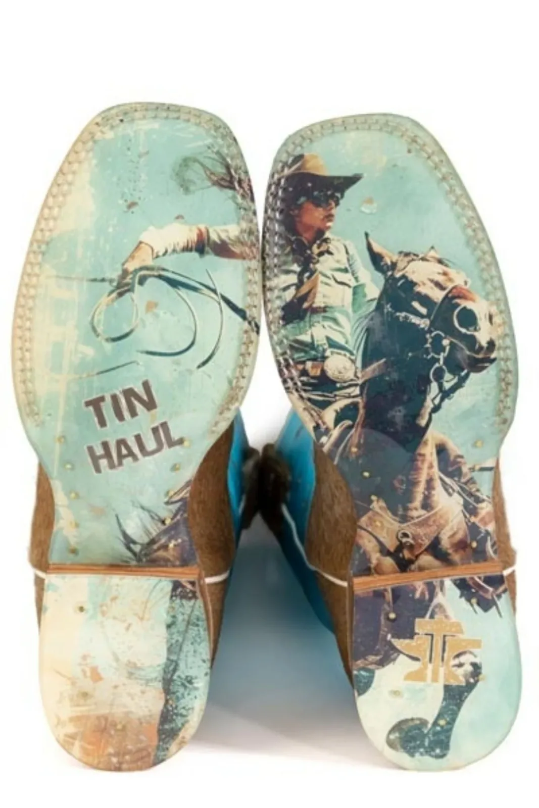 Tin Haul Ladies Cosmic Cowgirl Square Toe Boots - Image 2