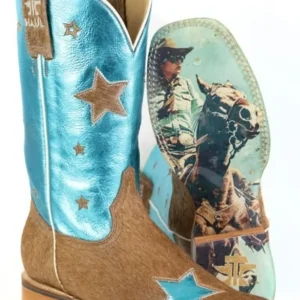 Tin Haul Ladies Cosmic Cowgirl Square Toe Boots