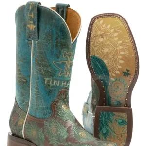 Tin Haul Ladies Feather Boots