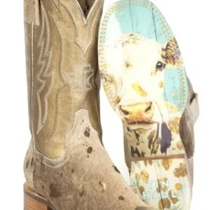 Tin Haul Ladies Golden Charolais Square Toe Boots