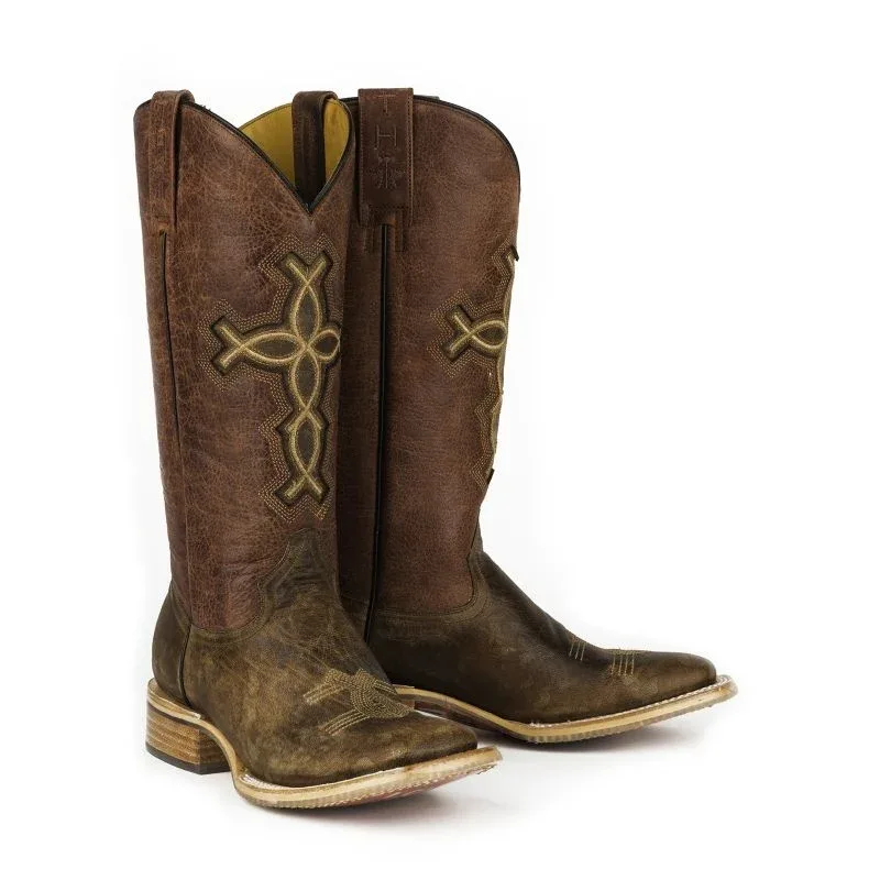 Tin Haul Ladies I Believe Square Toe Boots