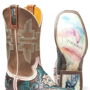 Tin Haul Ladies Lone Flower Boots