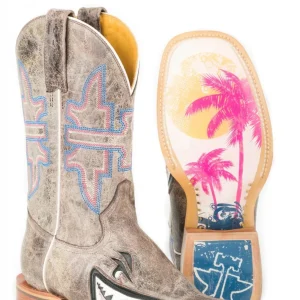 Tin Haul Ladies Man Eater Square Toe Boots