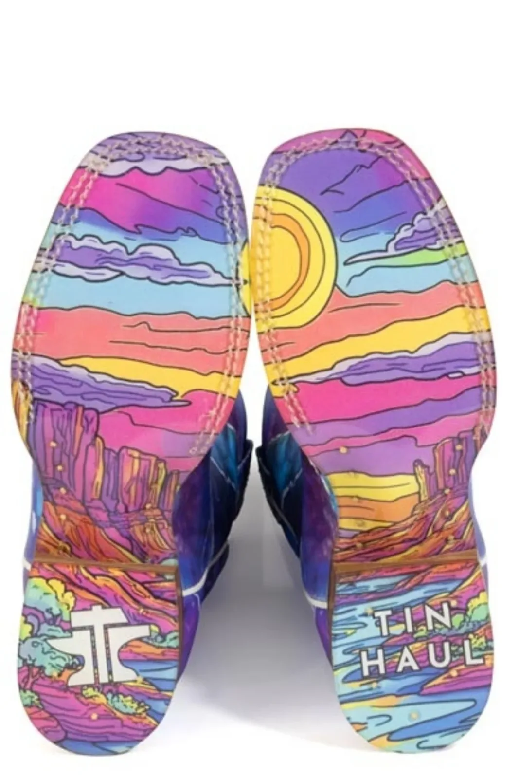 Tin Haul Ladies Painted Canyon Square Toe Boots - Image 2