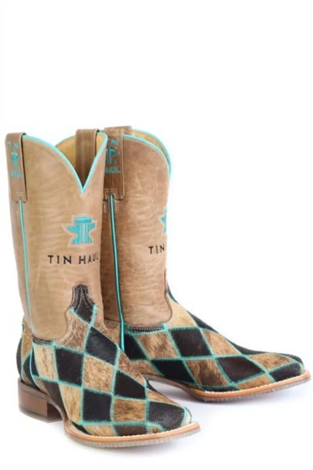 Tin Haul Ladies Pet Met Square Toe Boots - Image 2