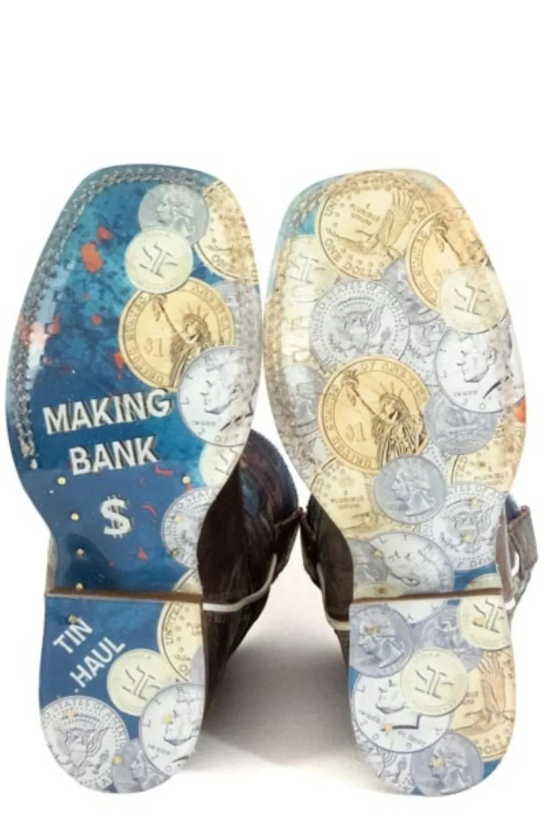 Tin Haul Little Kids Make It Rain Square Toe Boots - Image 2