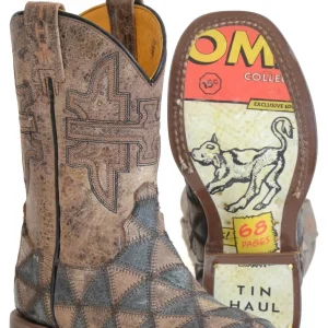 Tin Haul Little Kids Triangulum Square Toe Boots