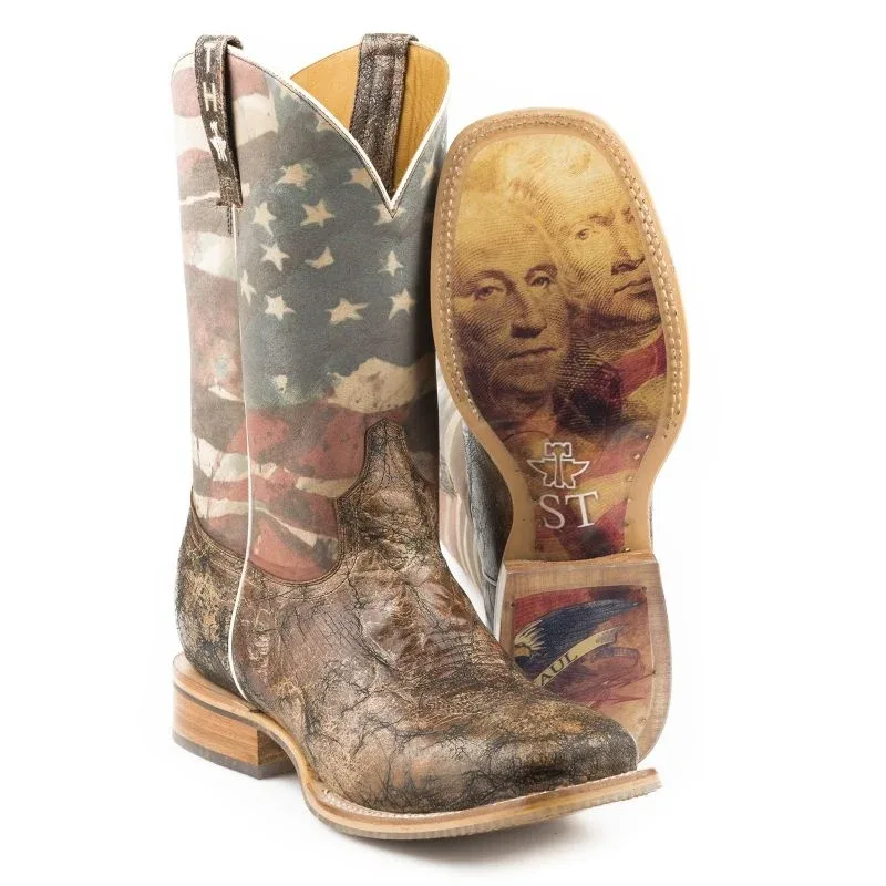 Tin Haul Mens Land of the Free Boots - Image 2