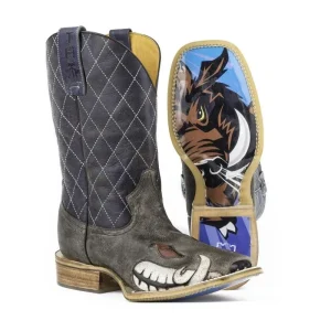 Tin Haul Mens Not Boaring Square Toe Boots