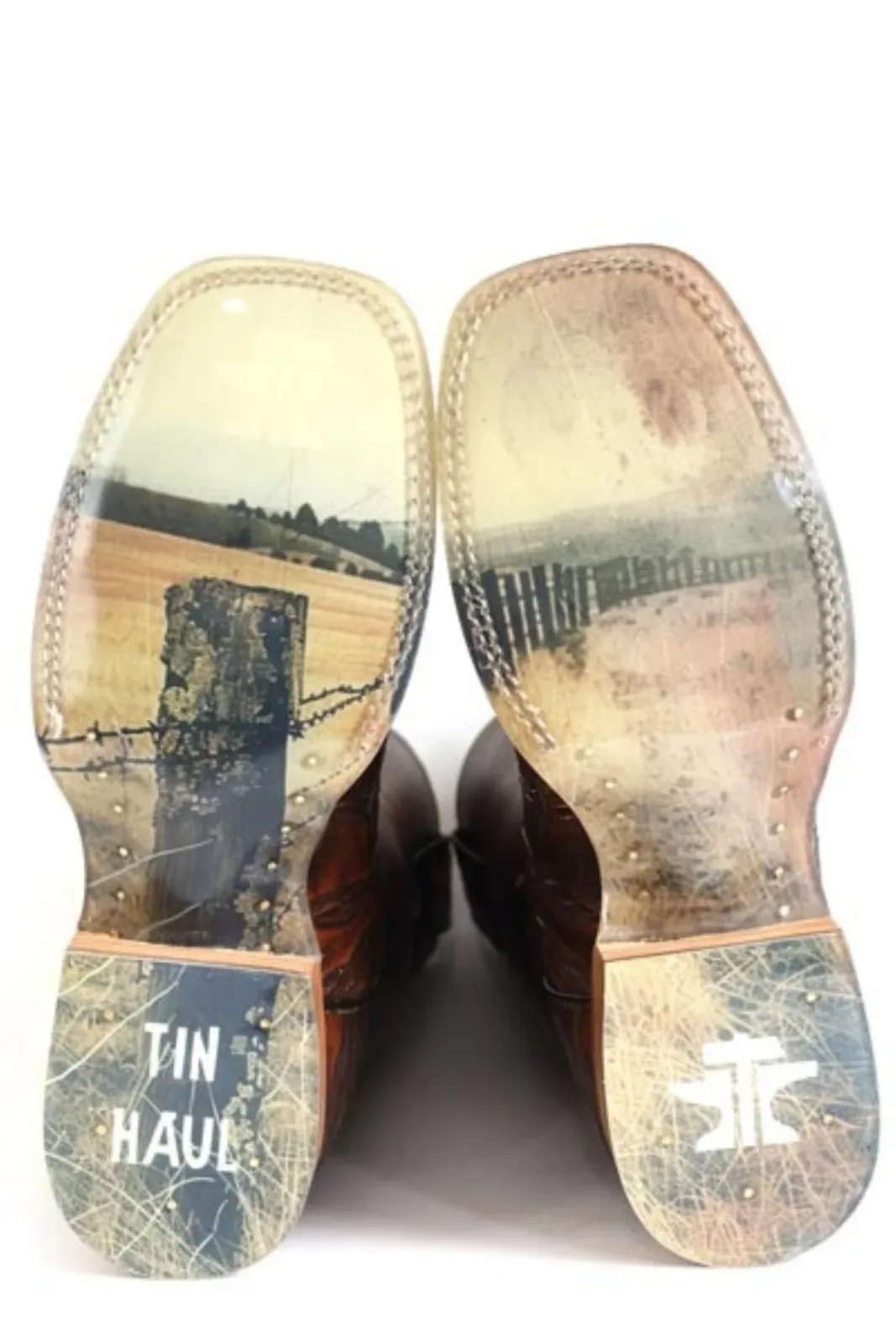 Tin Haul Mens Sharp As Ever Square Toe Boots - Image 2