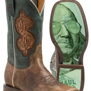 Tin Haul Mens Top Dollar Boots