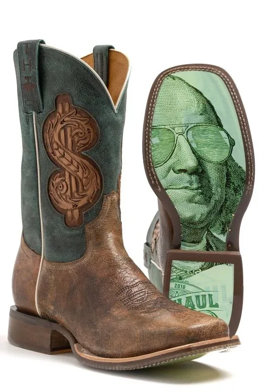 Tin Haul Mens Top Dollar Boots