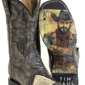 Tin Haul Mens Twenty-One Square Toe Boots