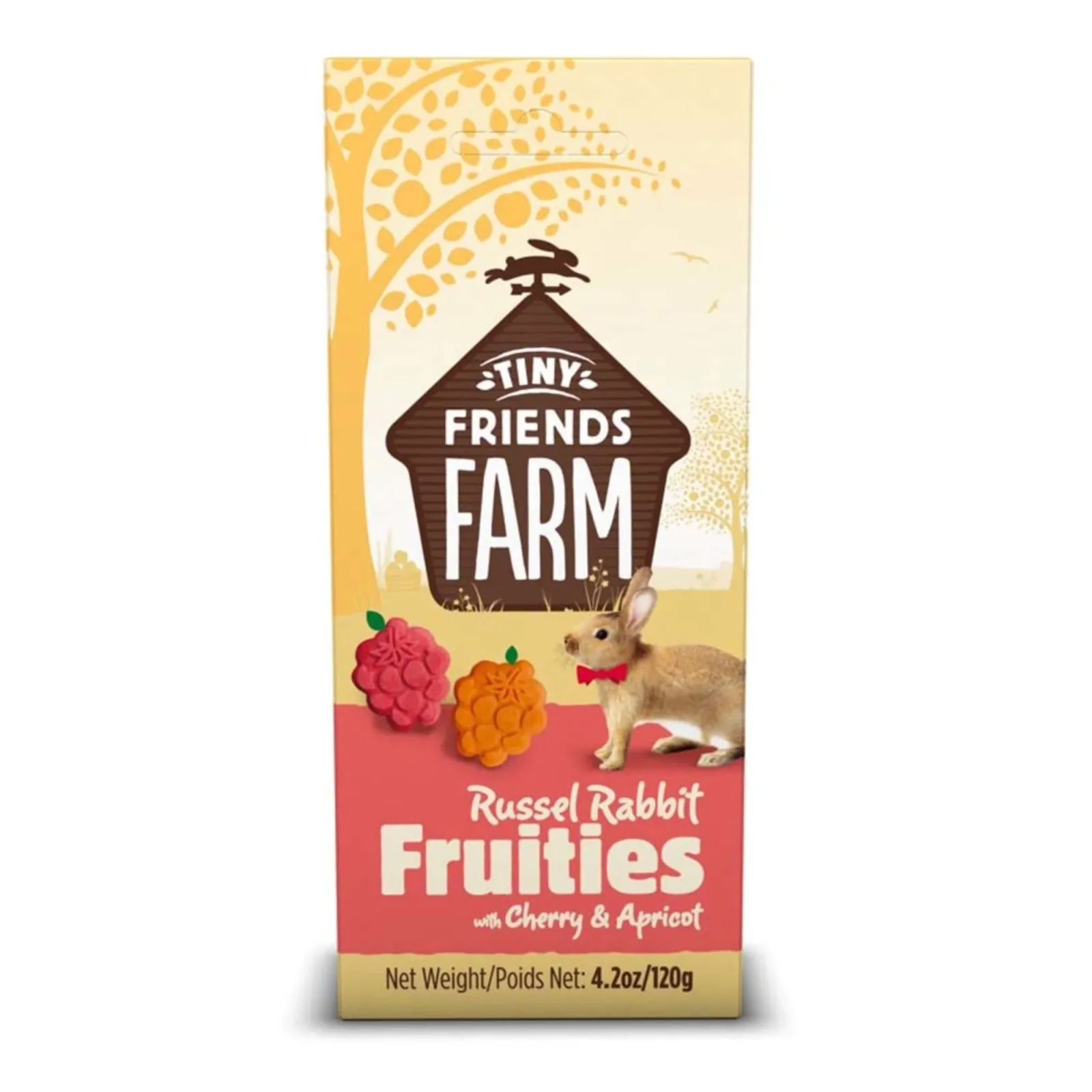 Tiny Friends Farm Russel Rabbit Fruities with Cherry & Apricot 4.2 oz