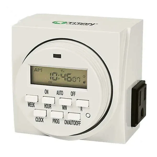 Titan Controls Apollo 9 - Two Outlet Digital Timer