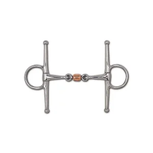 Toklat 3Piece Snaffle with Copper Roller Full Cheek 5