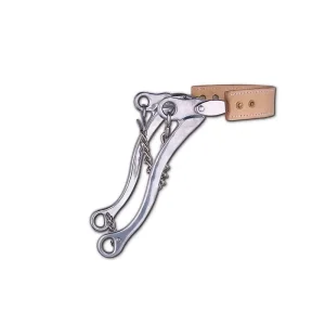 Toklat Aluminum Hackamore Flat Leather Noseband