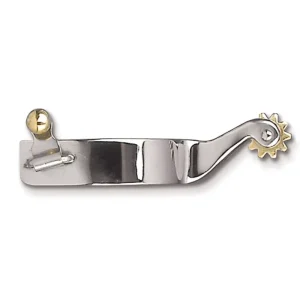 Toklat Mens Stainless Steel Roping Spur Brown