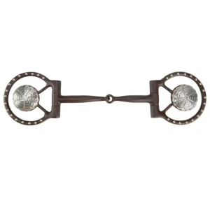Toklat Western Concho Dee Snaffle Bit 5 Brn