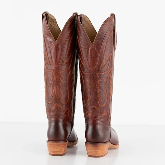 Tony Lama Cognac Jess Derby Boots - Image 2