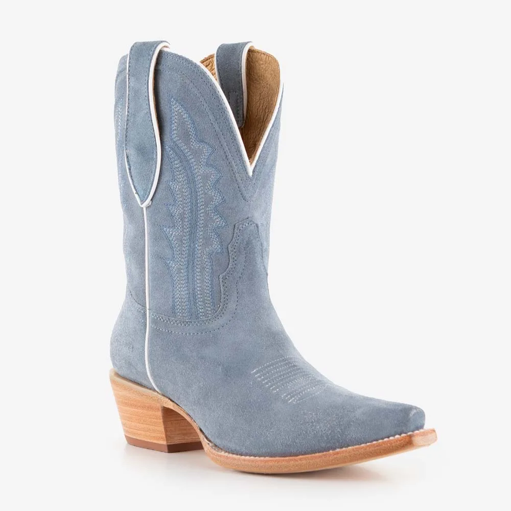 Tony Lama Cornflower Lea Derby Booties