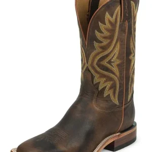 Tony Lama Mens Americana Sq Toe Tan Boots