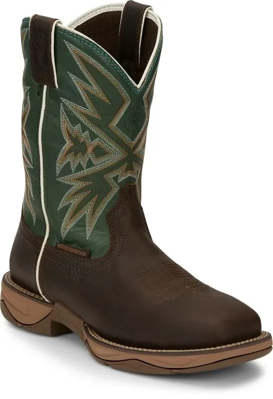 Tony Lama Mens Bartlett 11" Pull-On Steel Toe Work Boots - Image 2