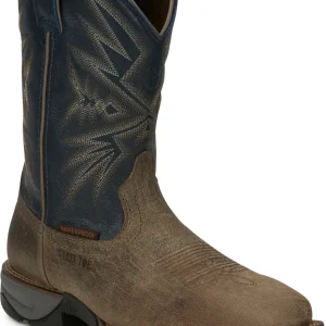 Tony Lama Mens Bartlett 11" Pull-On Steel Toe Work Boots