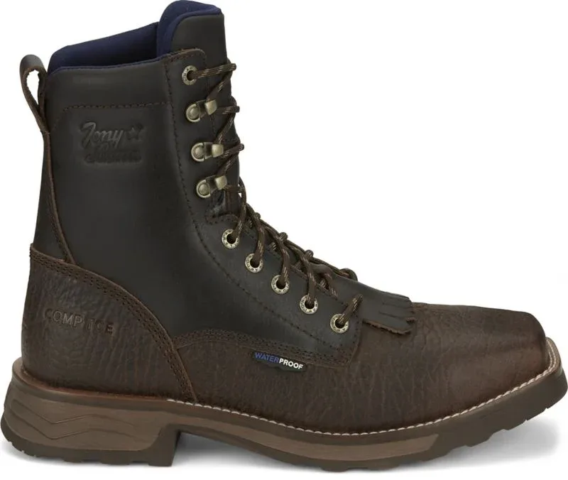 Tony Lama Mens High Range Sq Comp Toe Boot - Image 2