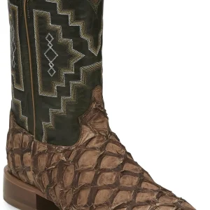 Tony Lama Mens Leviathan 11" Pirarucu Boots
