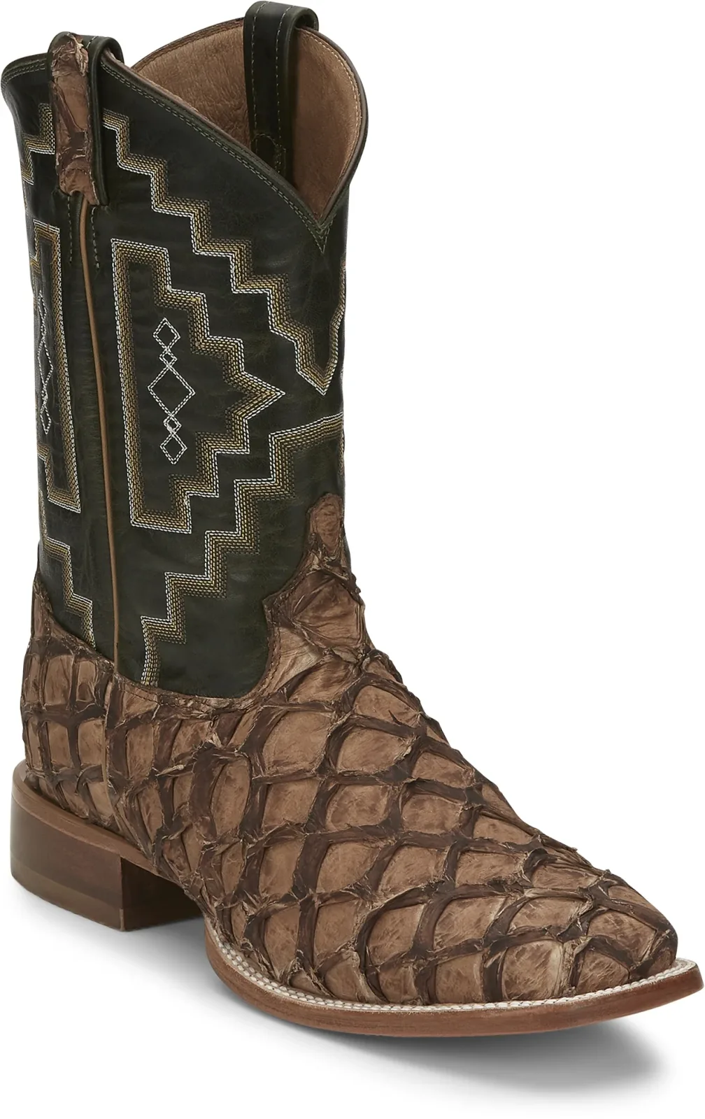 Tony Lama Mens Leviathan 11" Pirarucu Boots