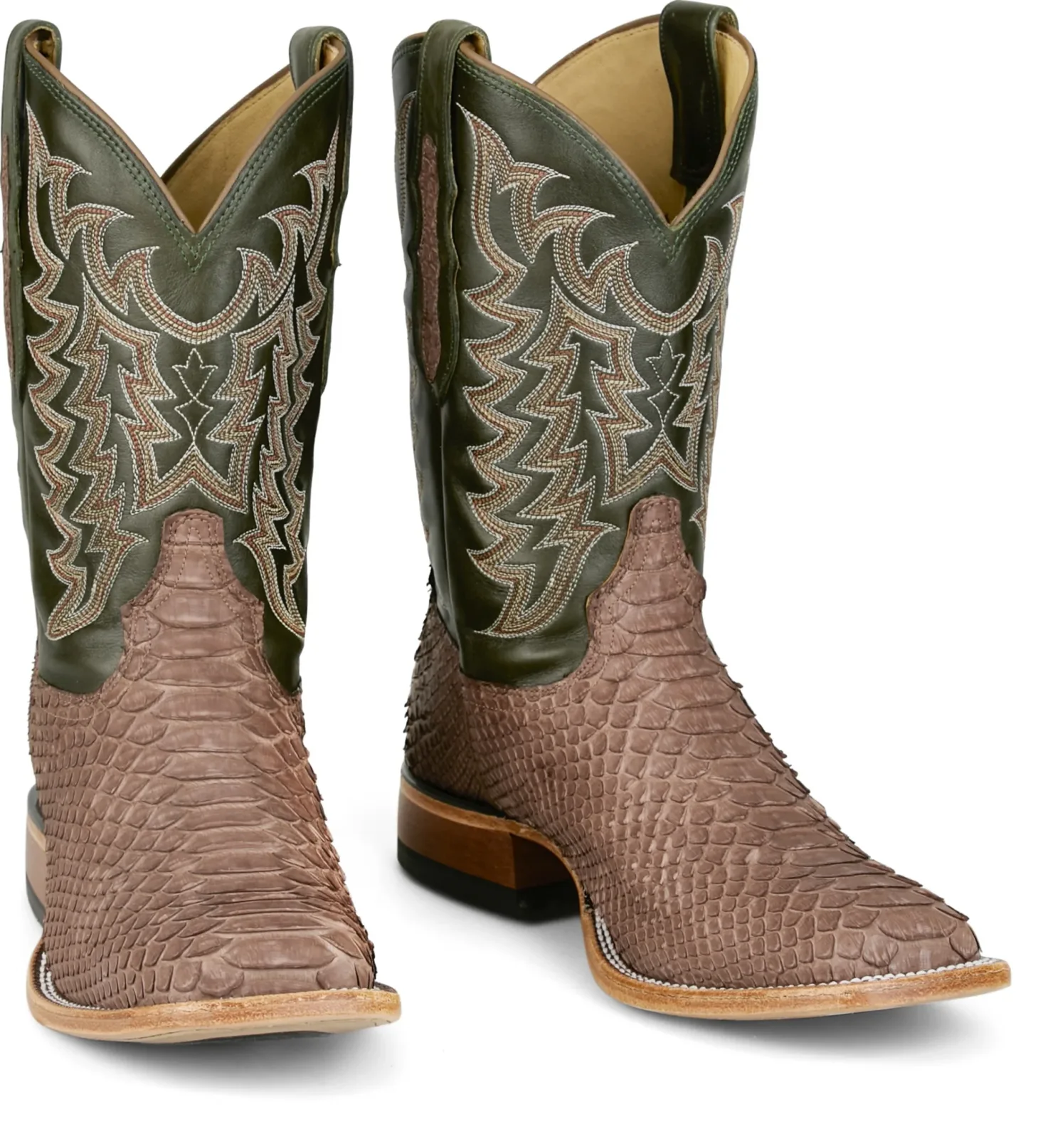 Tony Lama Mens Mario 11" Python Boots - Image 2