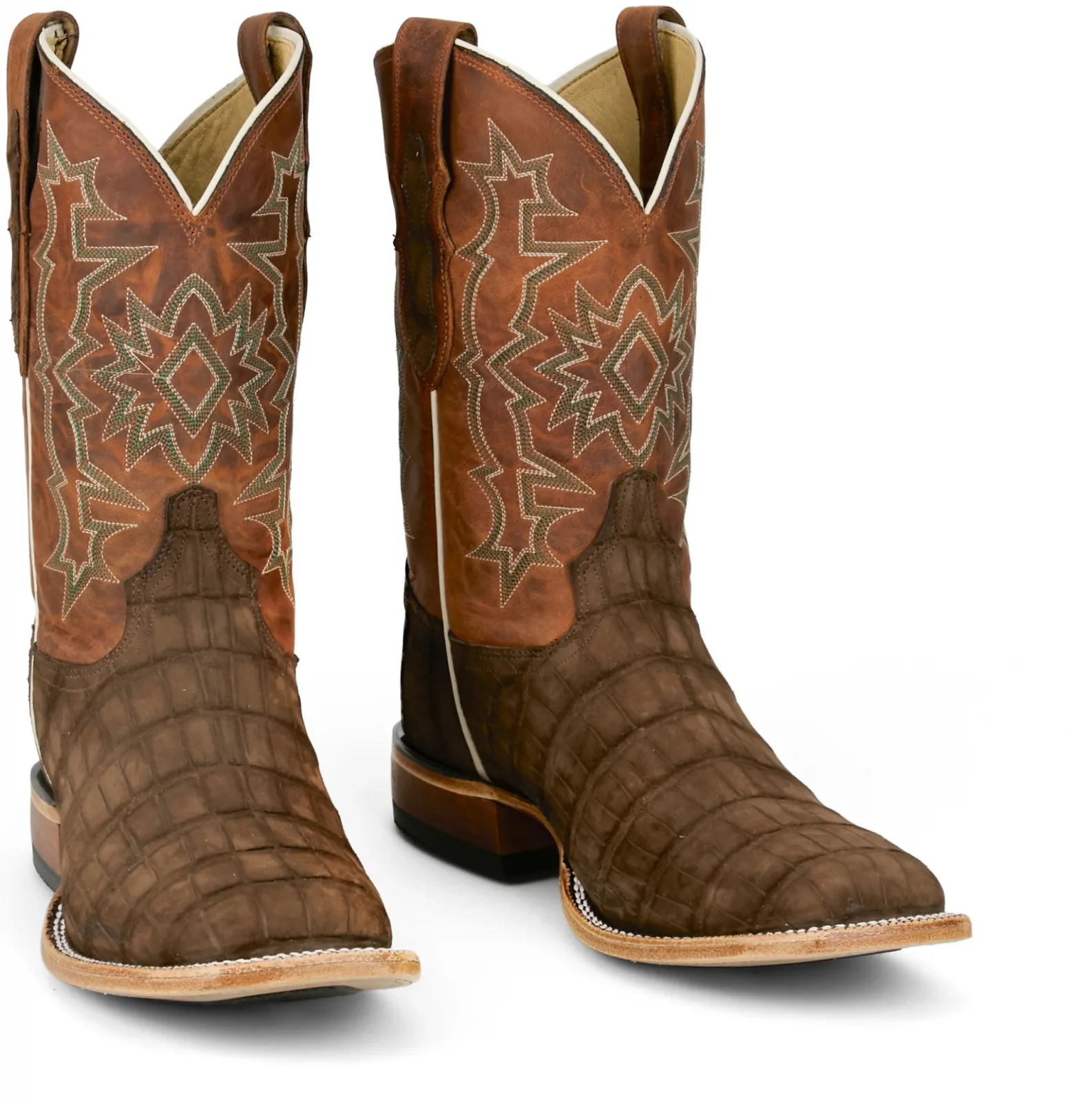 Tony Lama Mens Miguel 11" Alligator Boots - Image 2