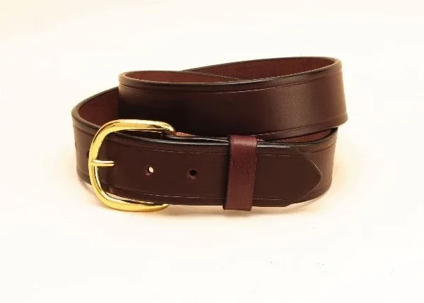 Tory 1 1/2In Plain Belt With Brass Buckle 32 Havana - Image 2