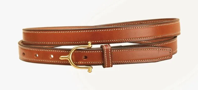 Tory Leather English Spur Buckle Belt