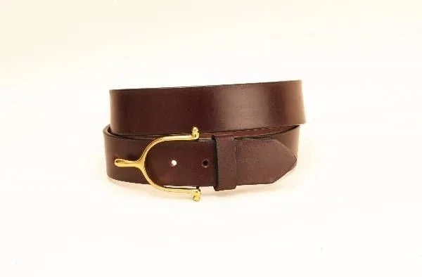 Tory Lthr 1 1/2In Belt Spur Buckle 28 Blkbrass