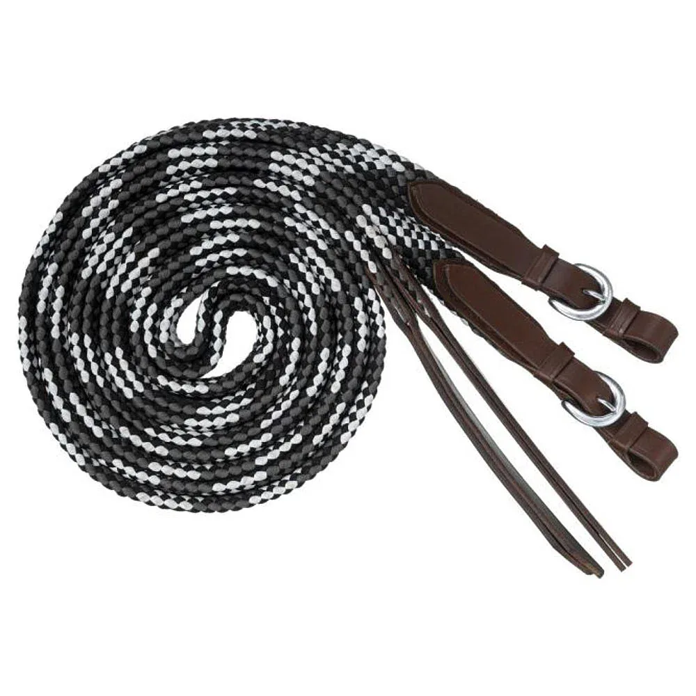 Tough 1 Flat Braided Split Reins
