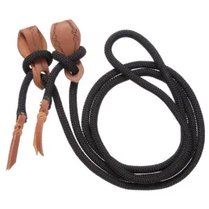 Tough 1 Rope Rein Mecate With Slobber Straps