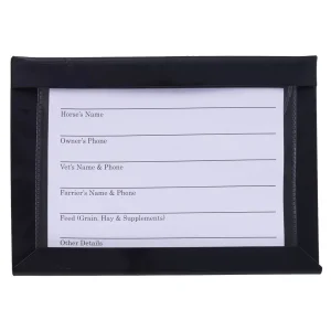 Tough 1 Stall Card Holder with Card