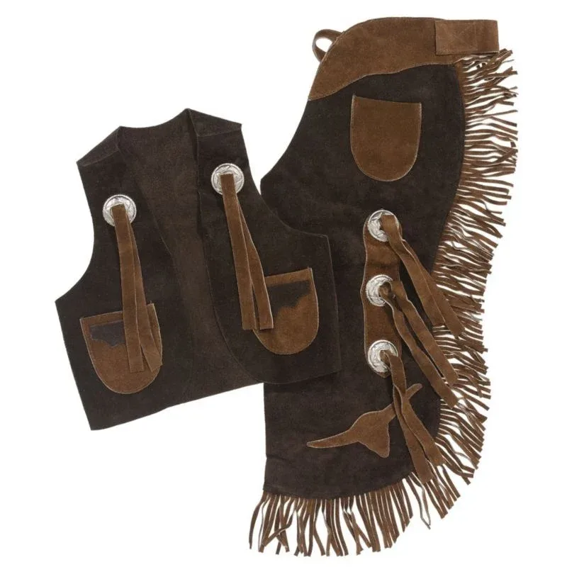Tough1 Longhorns Youth Vest/Chap Set - Image 2