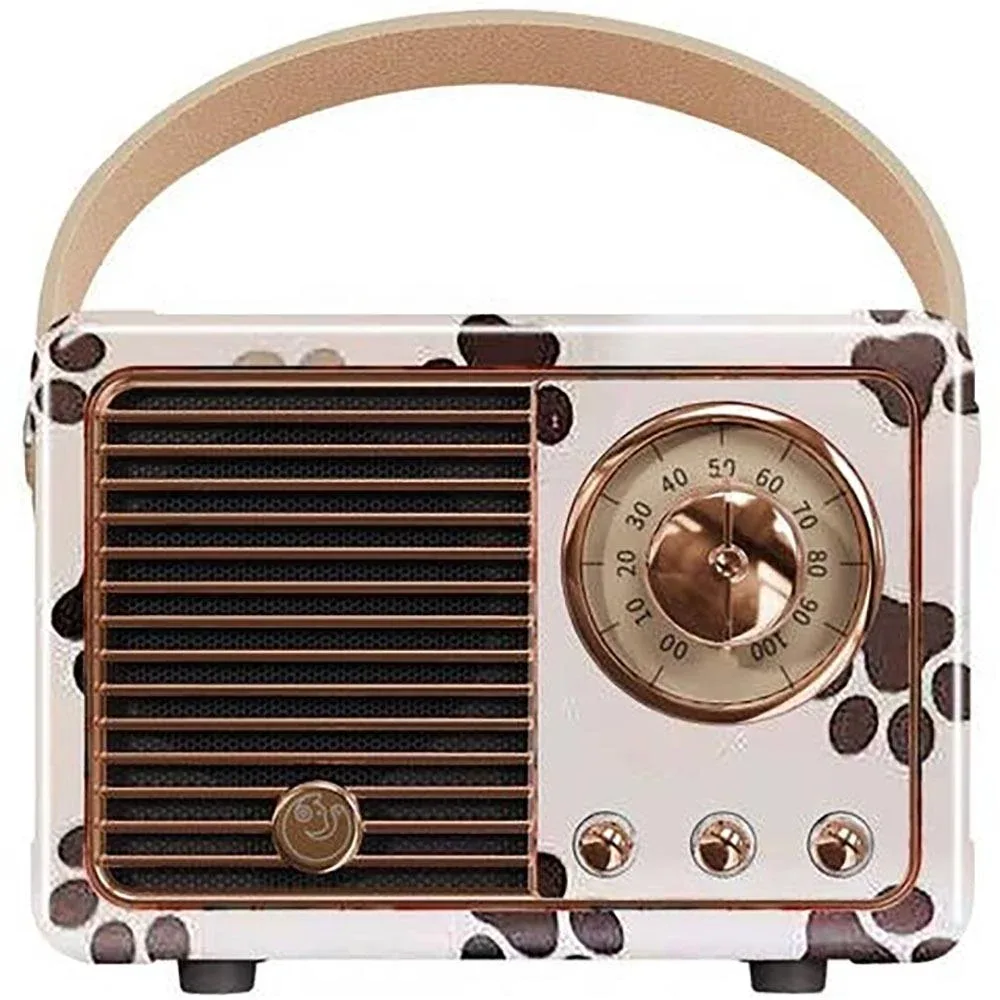 Trendz Mart Paw Print Vintage Speaker