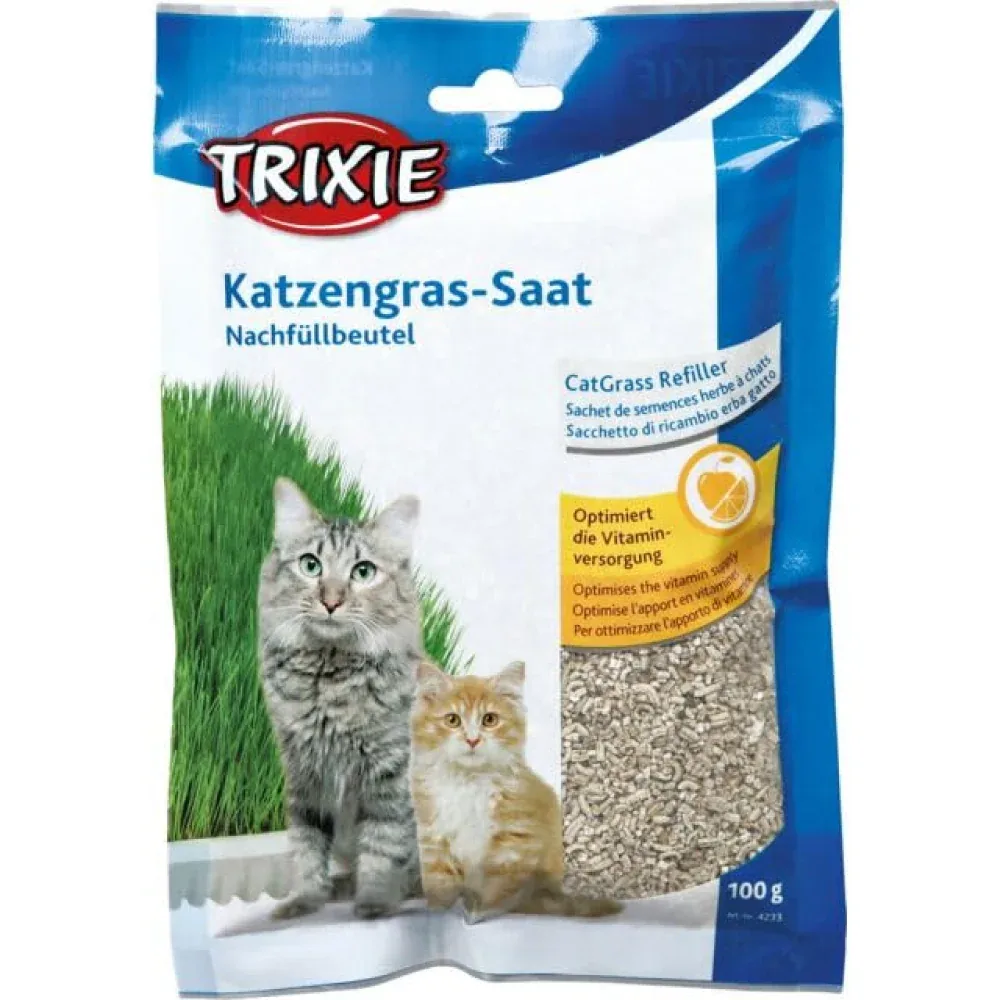 Trixie Organic Soft Grass Bag for Cats