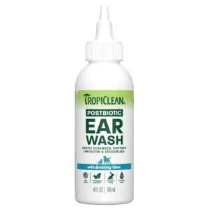 Tropiclean Alcohol Free Postbiotic Ear Wash, 4 oz